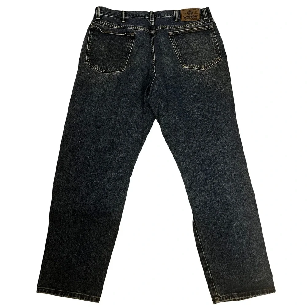 Wrangler Men's Retro Denim Blue Jeans 38x30 97601ND Medium‎ Wash - Picture 2 of 5